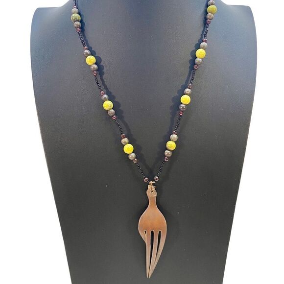 Artifactual Adornments  Fork Necklace - Picture 1 of 6
